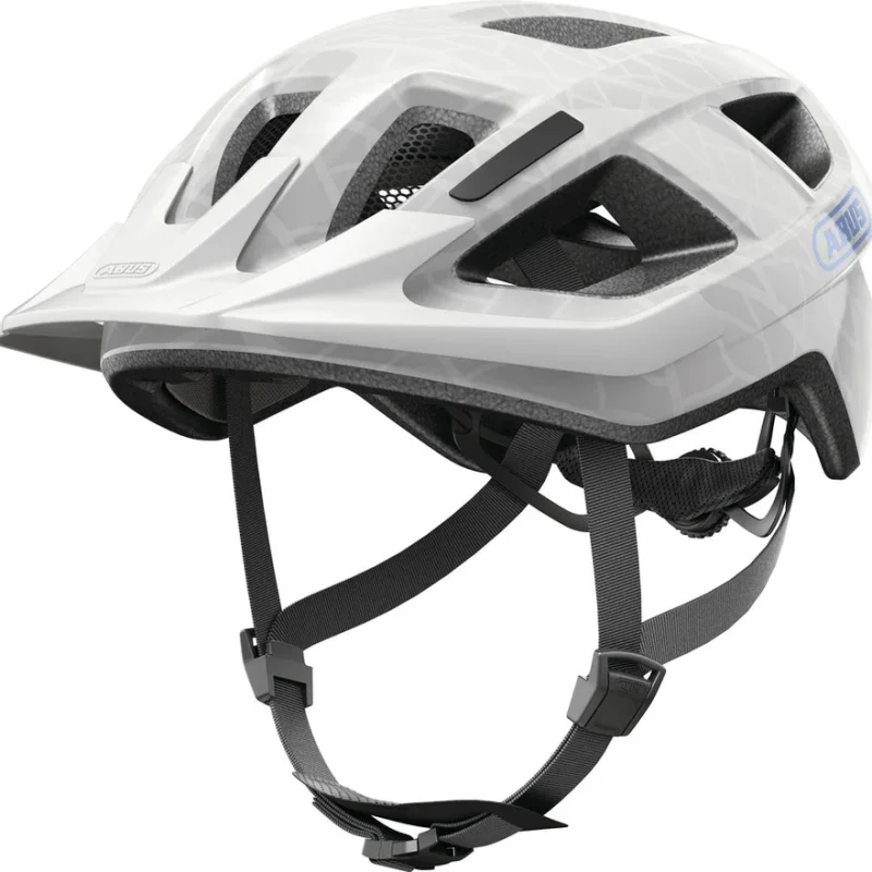 ABUS Aduro 3.0 LED Helm – White Art (Größen S–L) Seitenansicht