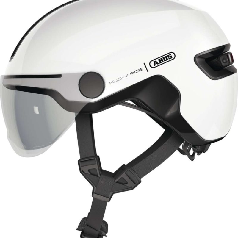 ABUS HUD Y ACE – Shiny White 1