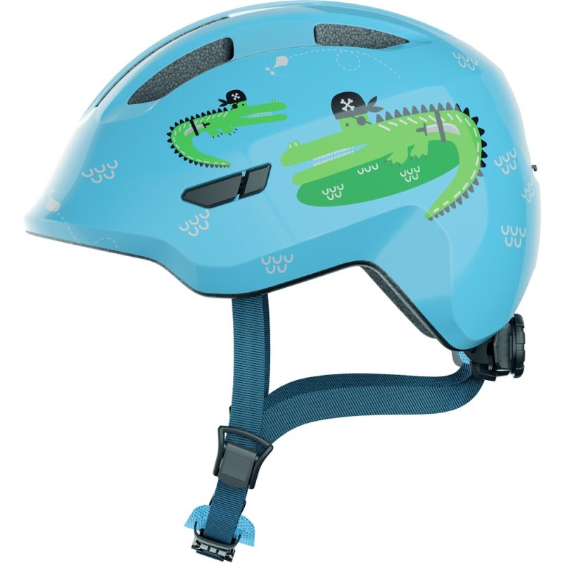 ABUS Smiley 3.0 – Blue Croco (Kinderhelm) Größe S 1