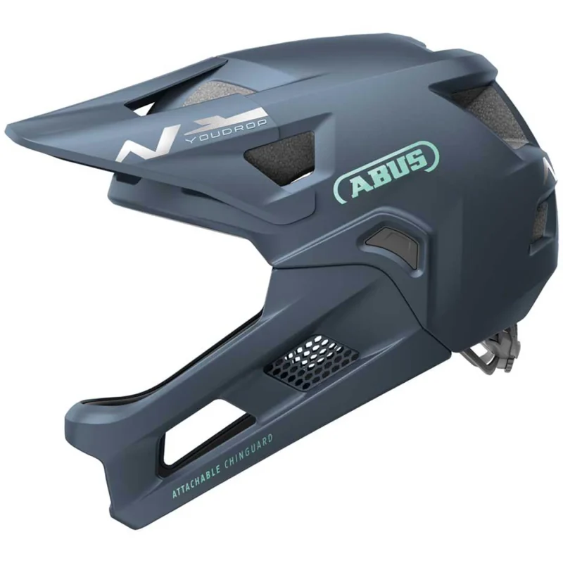 ABUS YouDrop FF Kinder Full Face Helm Midnight Blue (Gr. S, 48–55 cm) 1