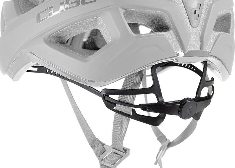 CUBE Helm ROAD RACE black Ansicht Verschluss hiten