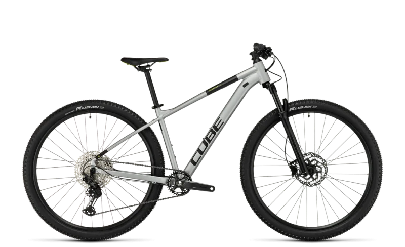Cube Attention SLX silvergrey´n´lime 18" / 29 / M