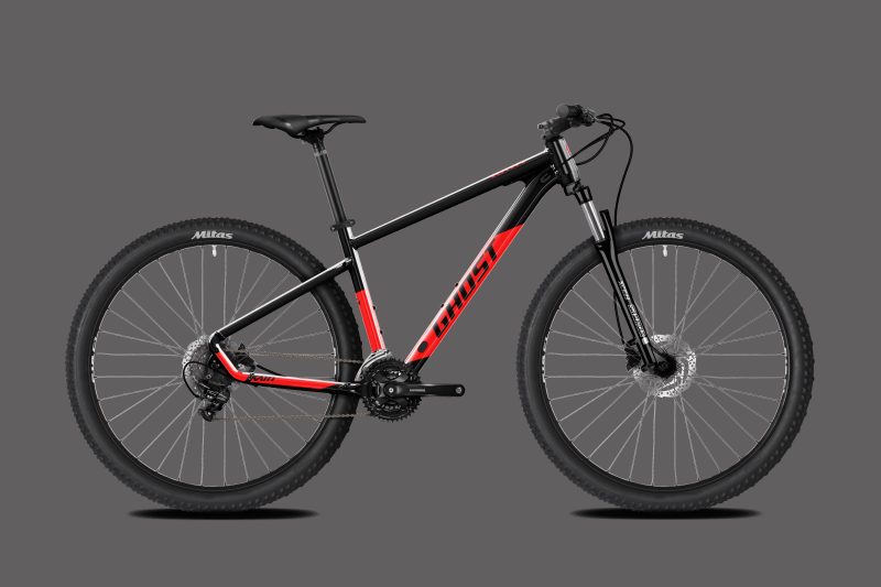 Ghost Kato 29 AL black/ riot red - glossy XL