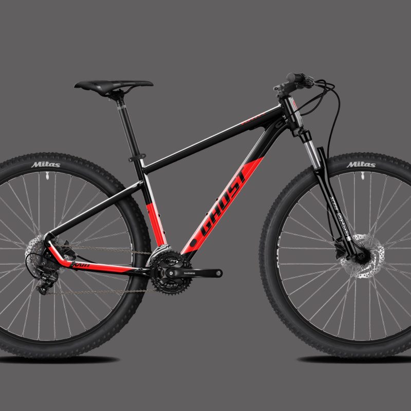 Ghost Kato 29 AL black/ riot red - glossy
