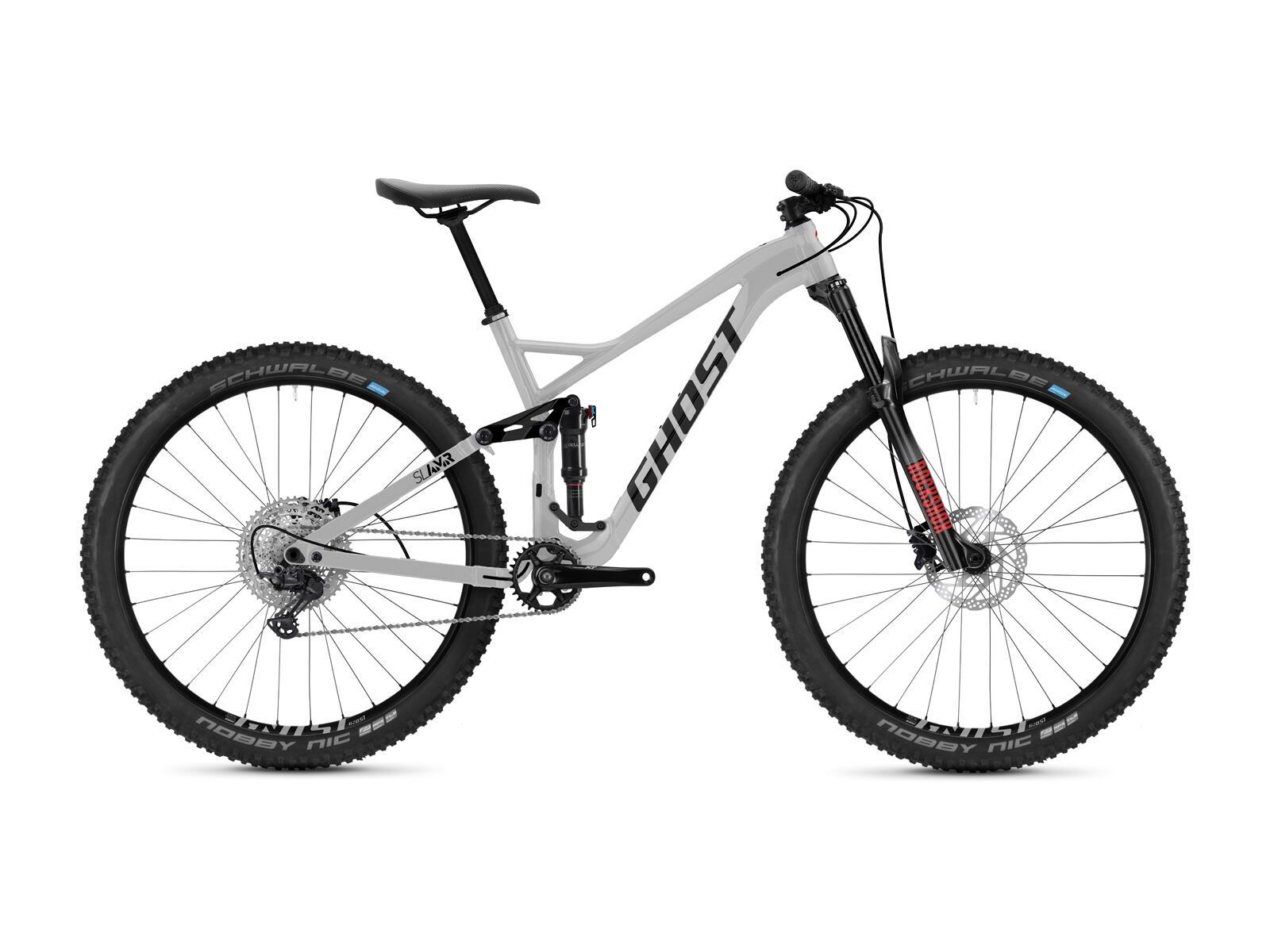 Ghost SLAMR Base AL silver/black/red XL