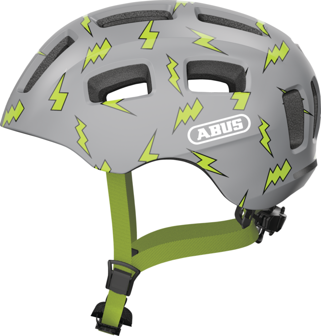 ABUS Youn‑I 2.0 Grey Flash – Größe M (52–57 cm)