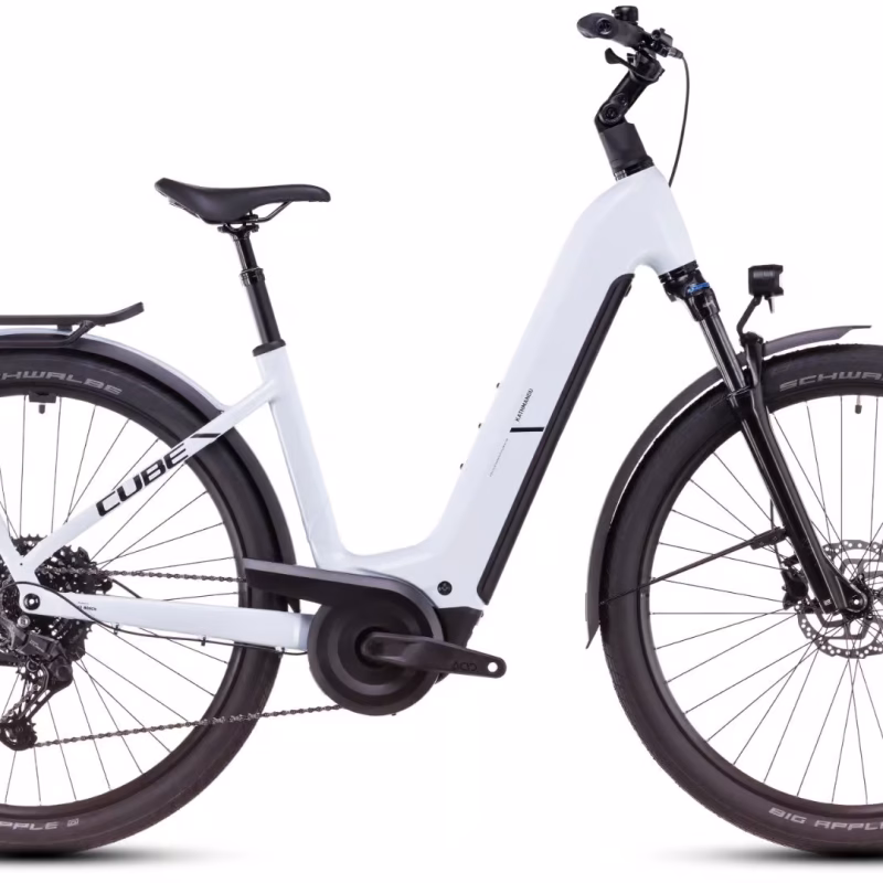 Cube Kathmandu Hybrid ONE 600 polarwhite´n´black Tiefeinsteiger