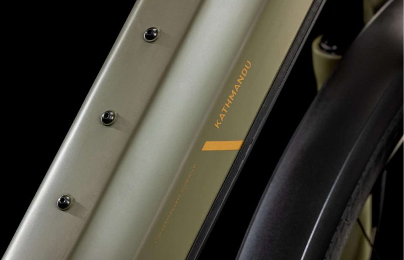 Cube Kathmandu Hybrid Pro 800 dustyolive´n´gold Tiefeinsteiger – Bild 5