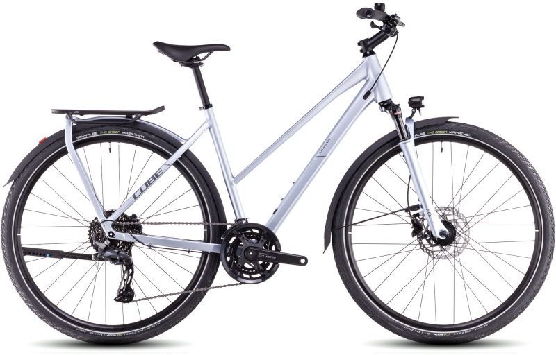 Cube Kathmandu Pro silverblue´n´grey Trapez