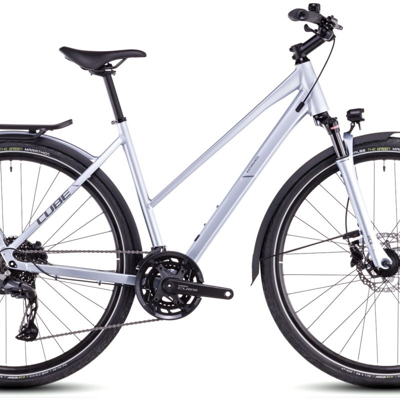Cube Kathmandu Pro silverblue´n´grey Trapez