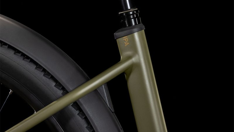 Cube Reaction Hybrid Pro 600 Allroad dustyolive´n´gold Tiefeinsteiger – Bild 3