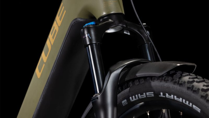 Cube Reaction Hybrid Pro 600 Allroad dustyolive´n´gold Tiefeinsteiger – Bild 2