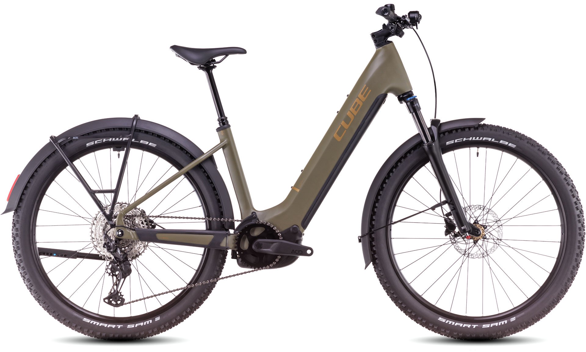 Cube Reaction Hybrid Pro 600 Allroad dustyolive´n´gold Tiefeinsteiger
