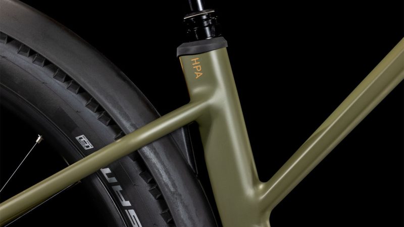 Cube Reaction Hybrid Pro 800 Allroad dustyolive´n´gold Trapez – Bild 4