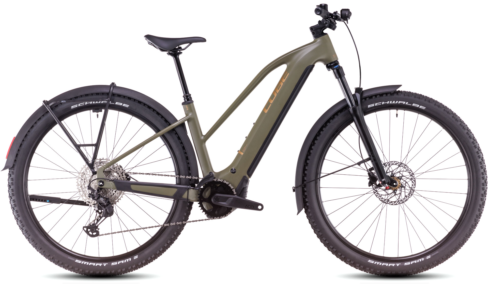 Cube Reaction Hybrid Pro 800 Allroad dustyolive´n´gold Trapez