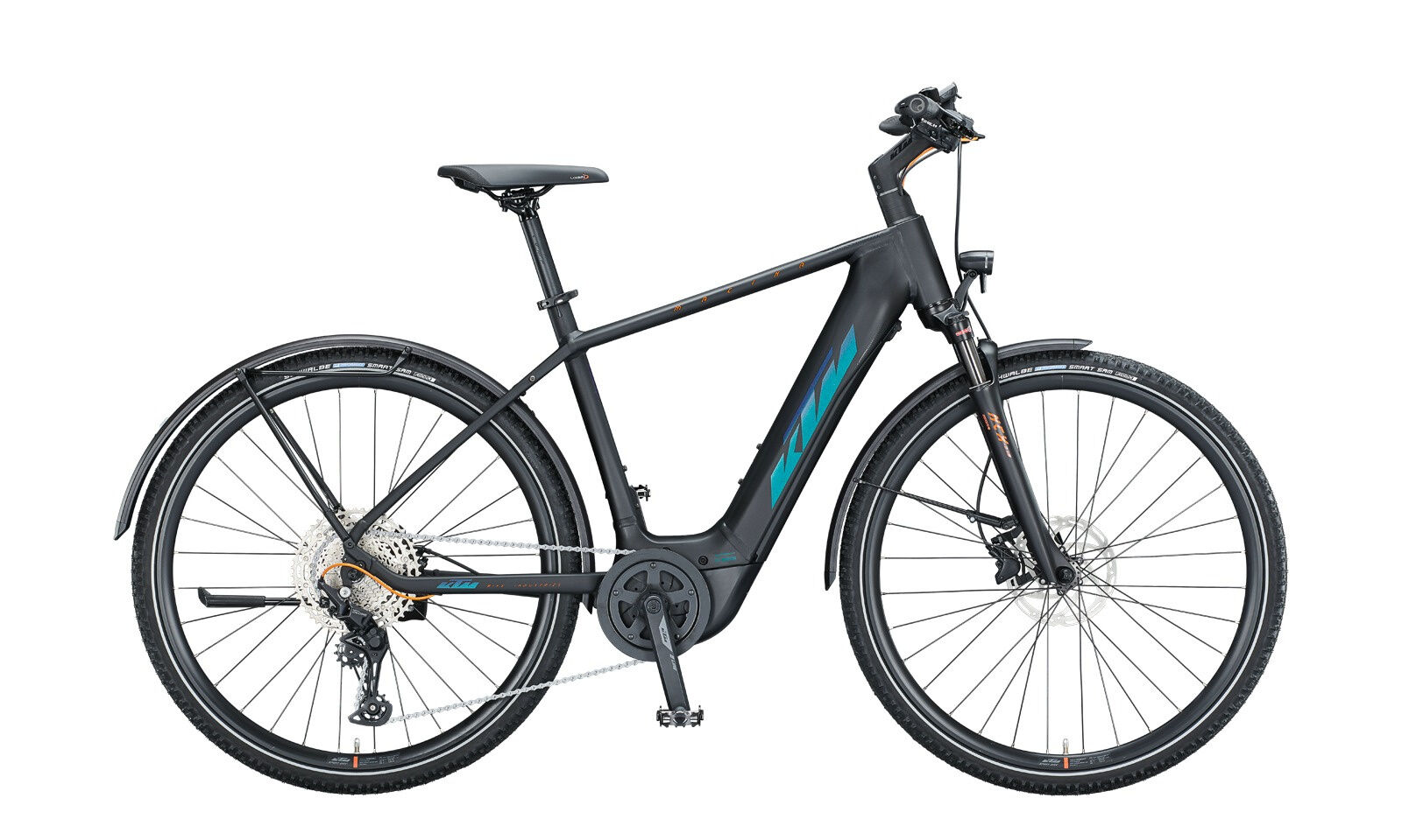 KTM MACINA CROSS LFC black matt green - purpleflip Herren