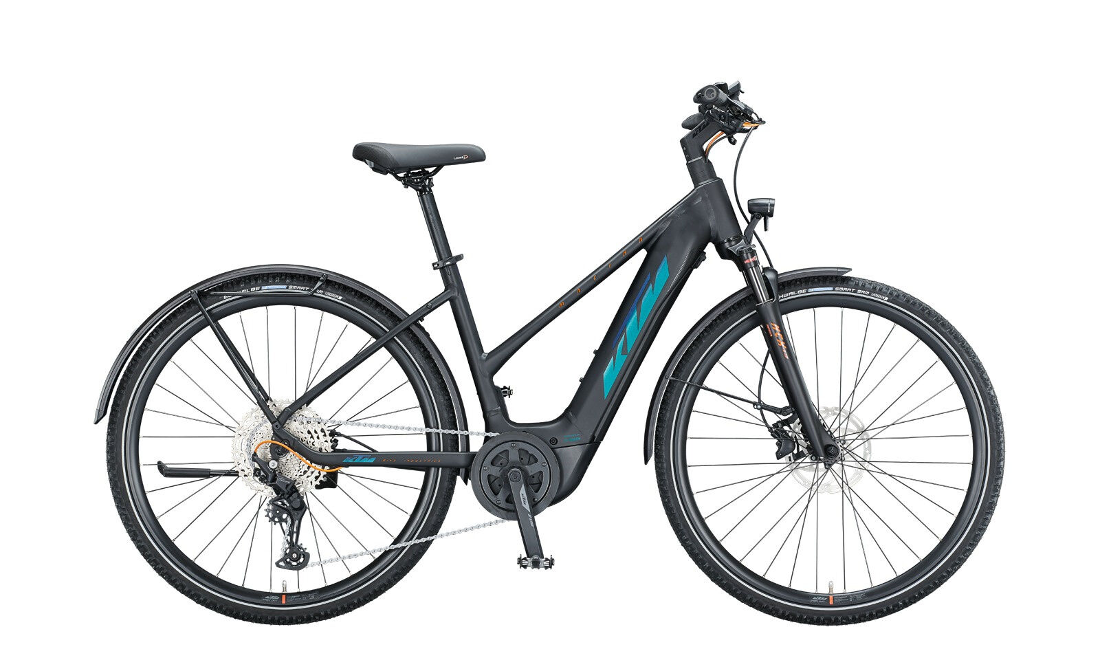 KTM MACINA CROSS LFC black matt green - purpleflip Trapez