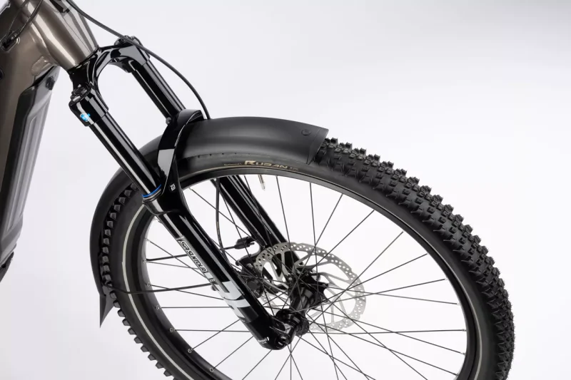 Haibike ADVENTR 10 LOW i800Wh 12 G SX Eagle Ansicht der Federgabel
