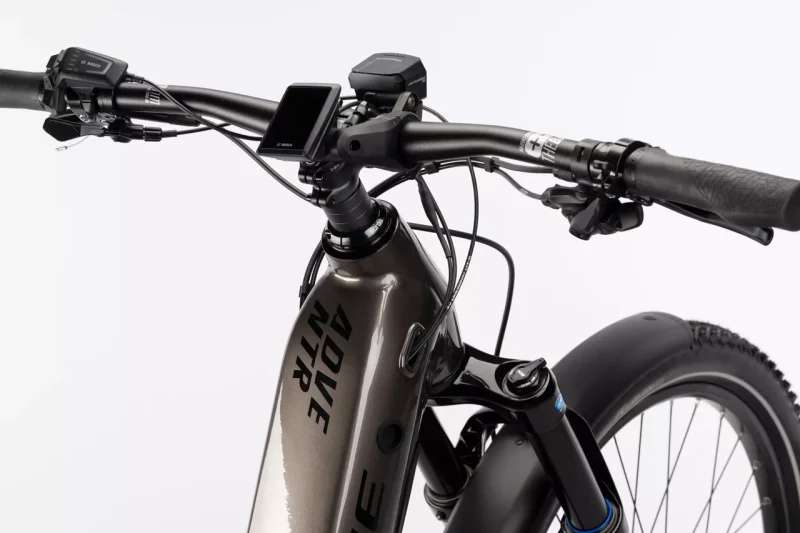 Haibike ADVENTR 10 LOW i800Wh 12 G SX Eagle Ansicht der Lenkerarmatur