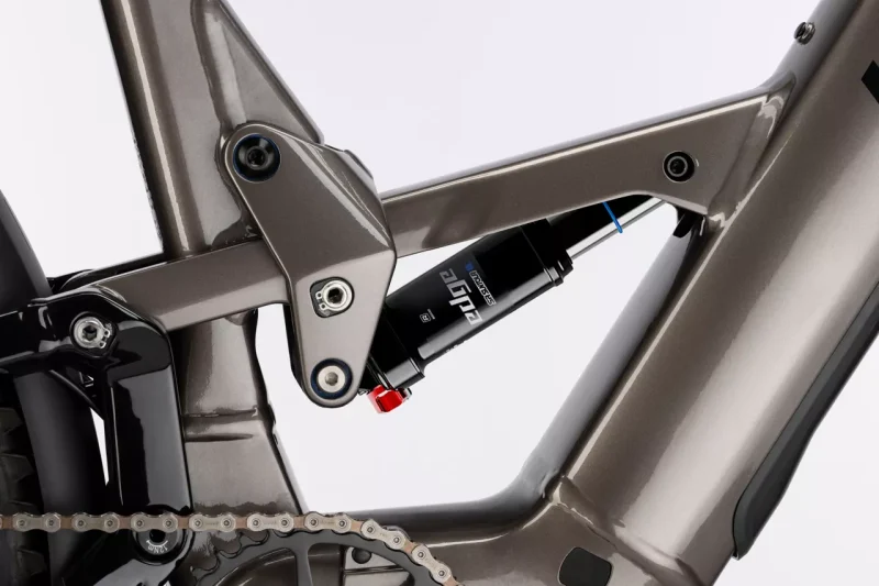 Haibike ADVENTR 10 LOW i800Wh 12 G SX Eagle Teilansicht des Dämpfers