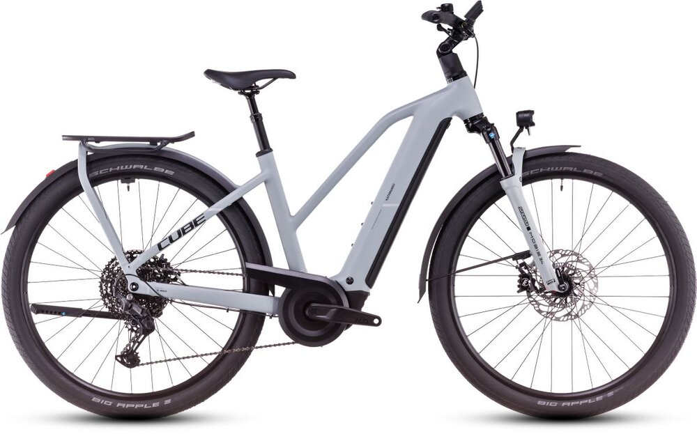 Cube Kathmandu Hybrid EX 800 haze´n´black Trapez Seitenansicht
