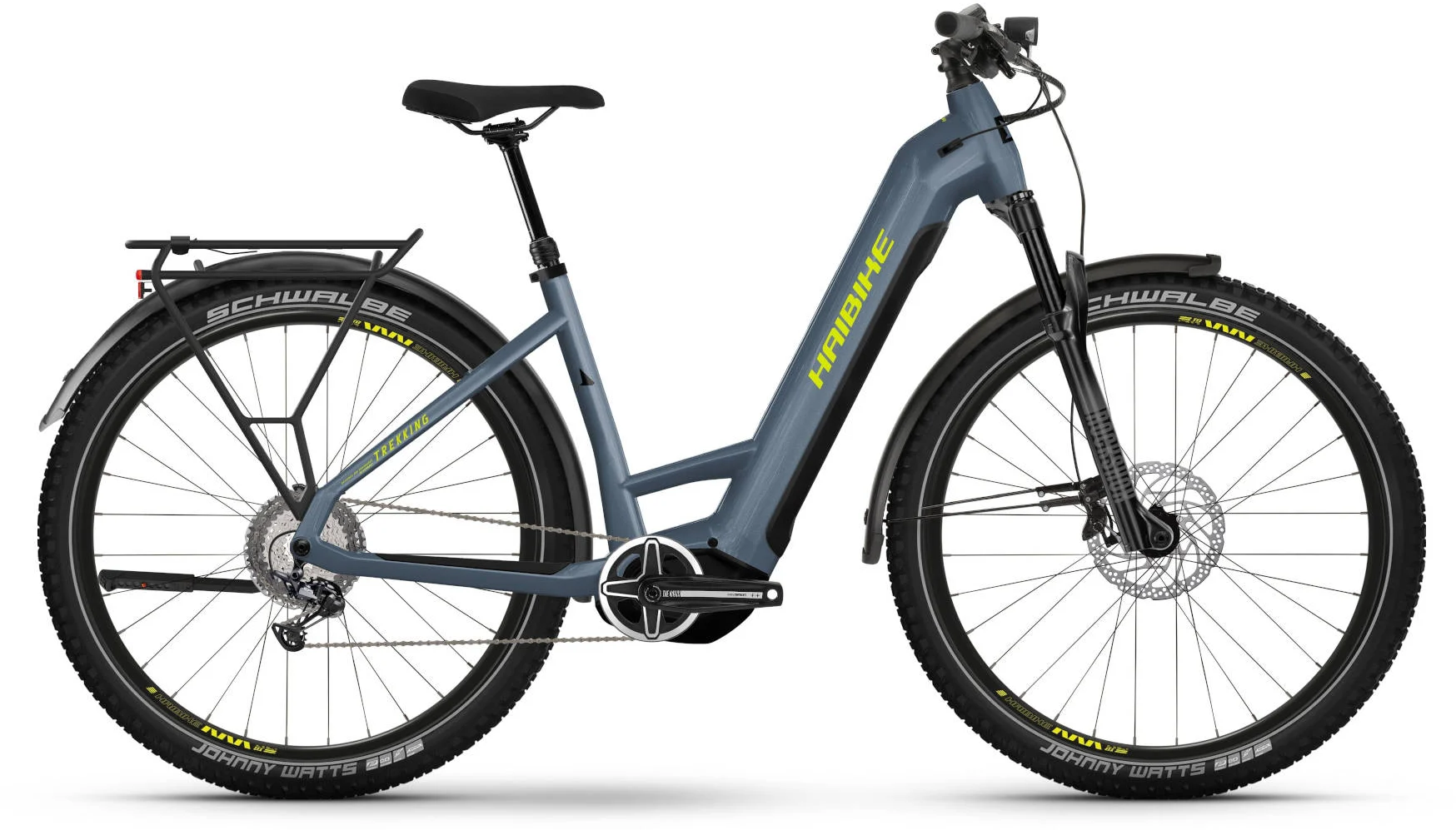 Haibike Trekking 7.5 Low 720Wh PW X3 Easy Entry Tiefeinsteiger Seitenansicht