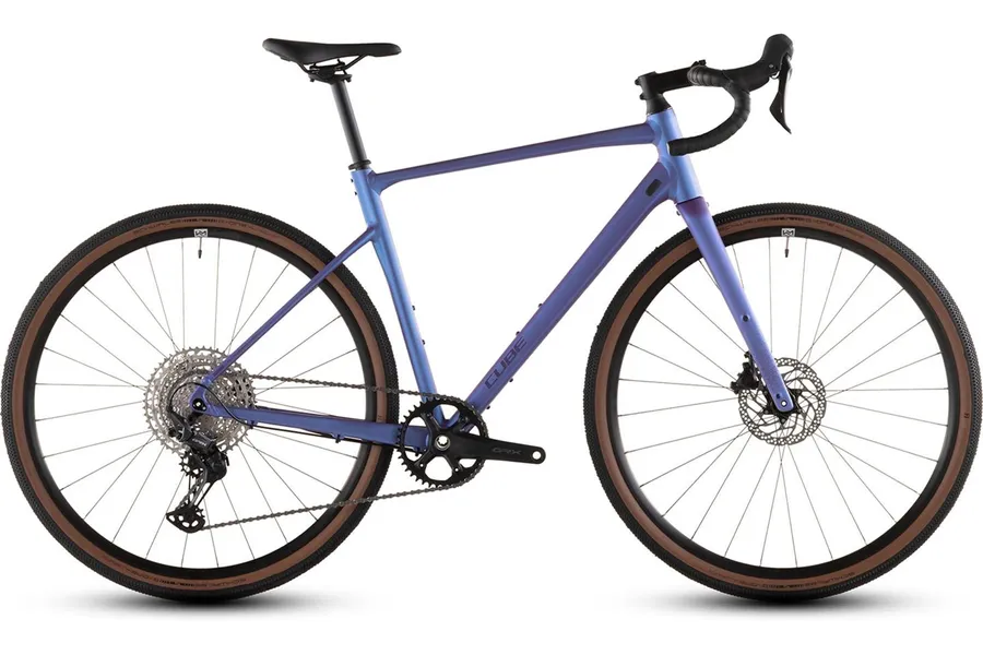 Cube Nuroad EX blueiris ́n ́lilac 2026 Seitenansicht