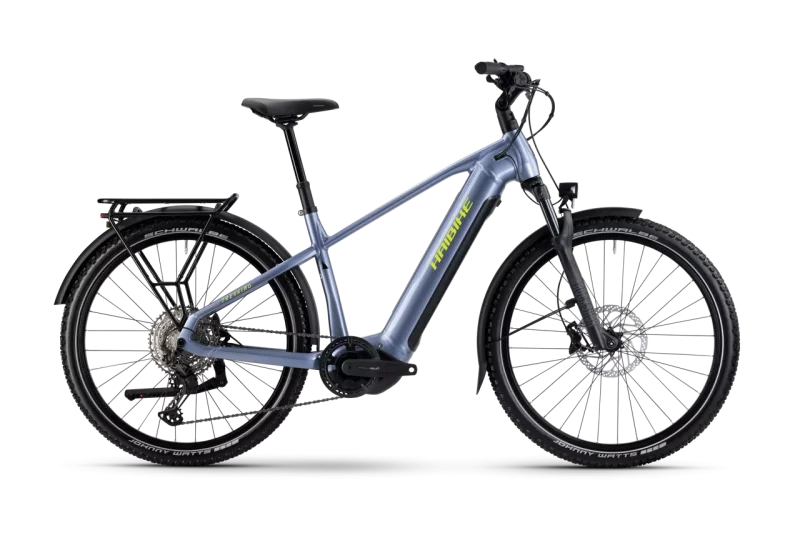 Haibike TREKKING High High blue slate yellow glänzend