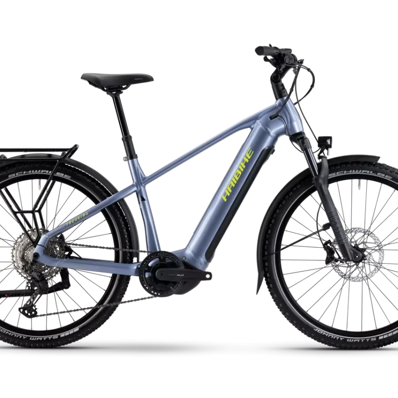 Haibike TREKKING High High blue slate yellow glänzend