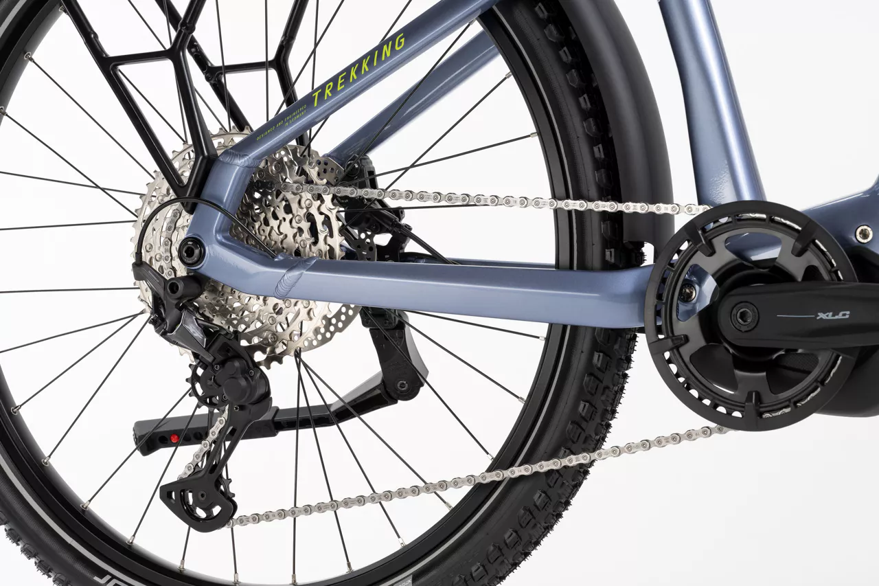 Haibike TREKKING High High blue slate yellow glänzend hinten