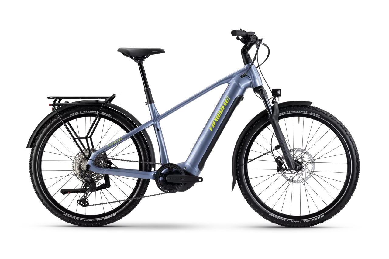 Haibike TREKKING High High blue slate yellow glänzend