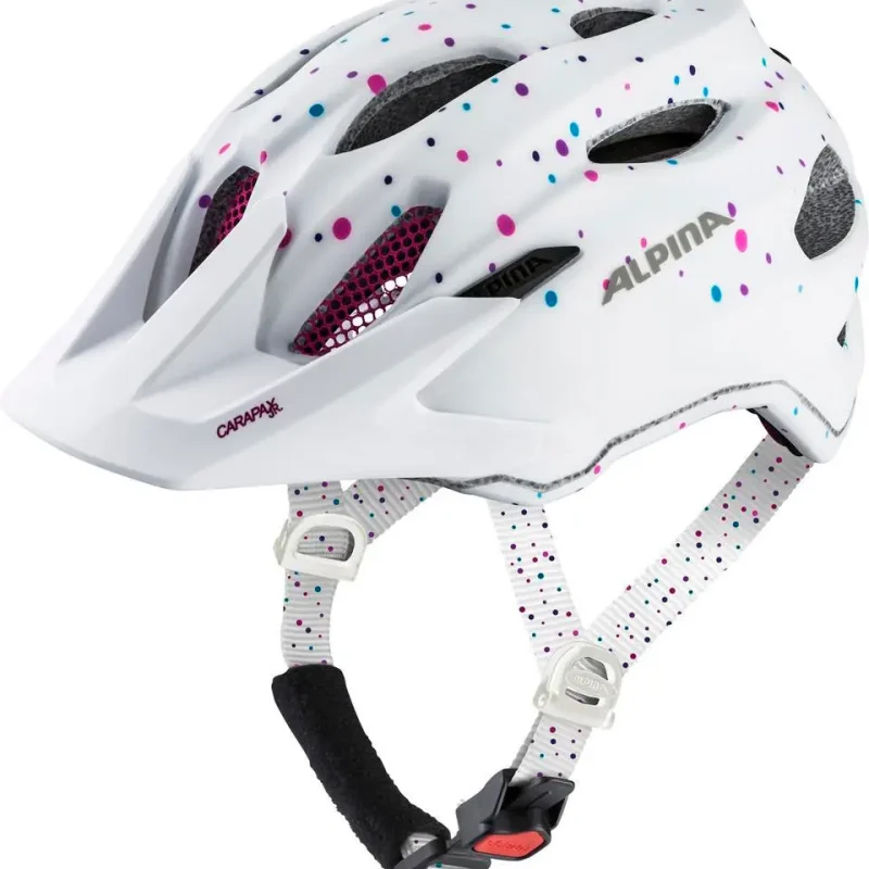 Alpina CARAPAX JR. white polka dots 01
