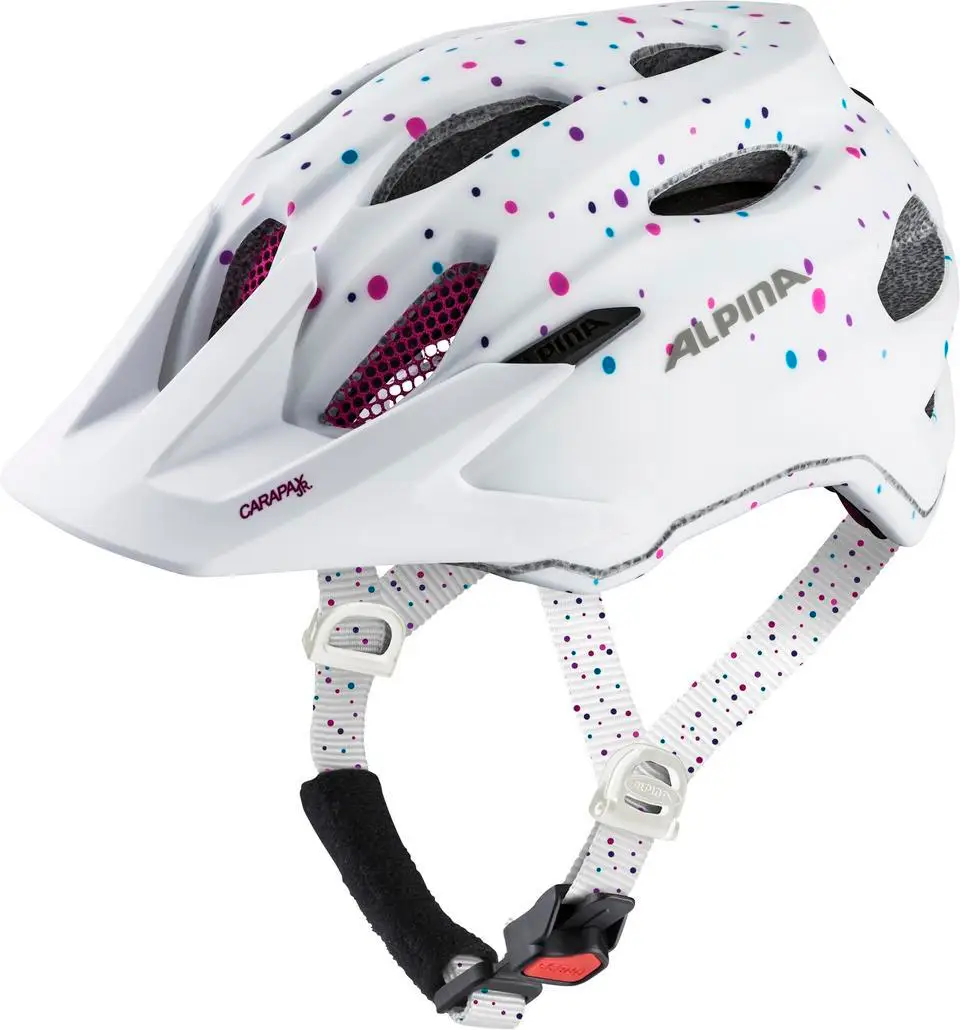 Alpina CARAPAX JR. white polka dots 01