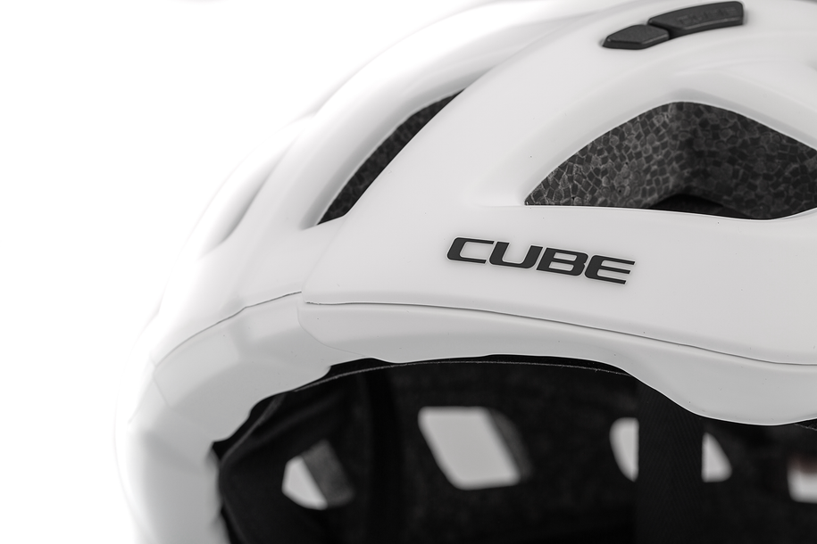 CUBE Helm ROAD RACE white 02