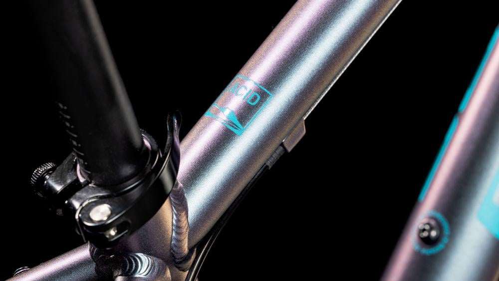 Cube Acid 240 Disc galactic´n´cyan Sattelstütze