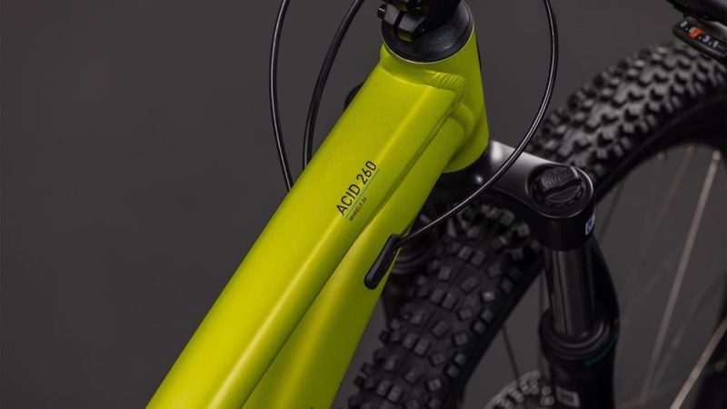 Cube Acid 260 Disc lizard´n´blue Trapez Schrift