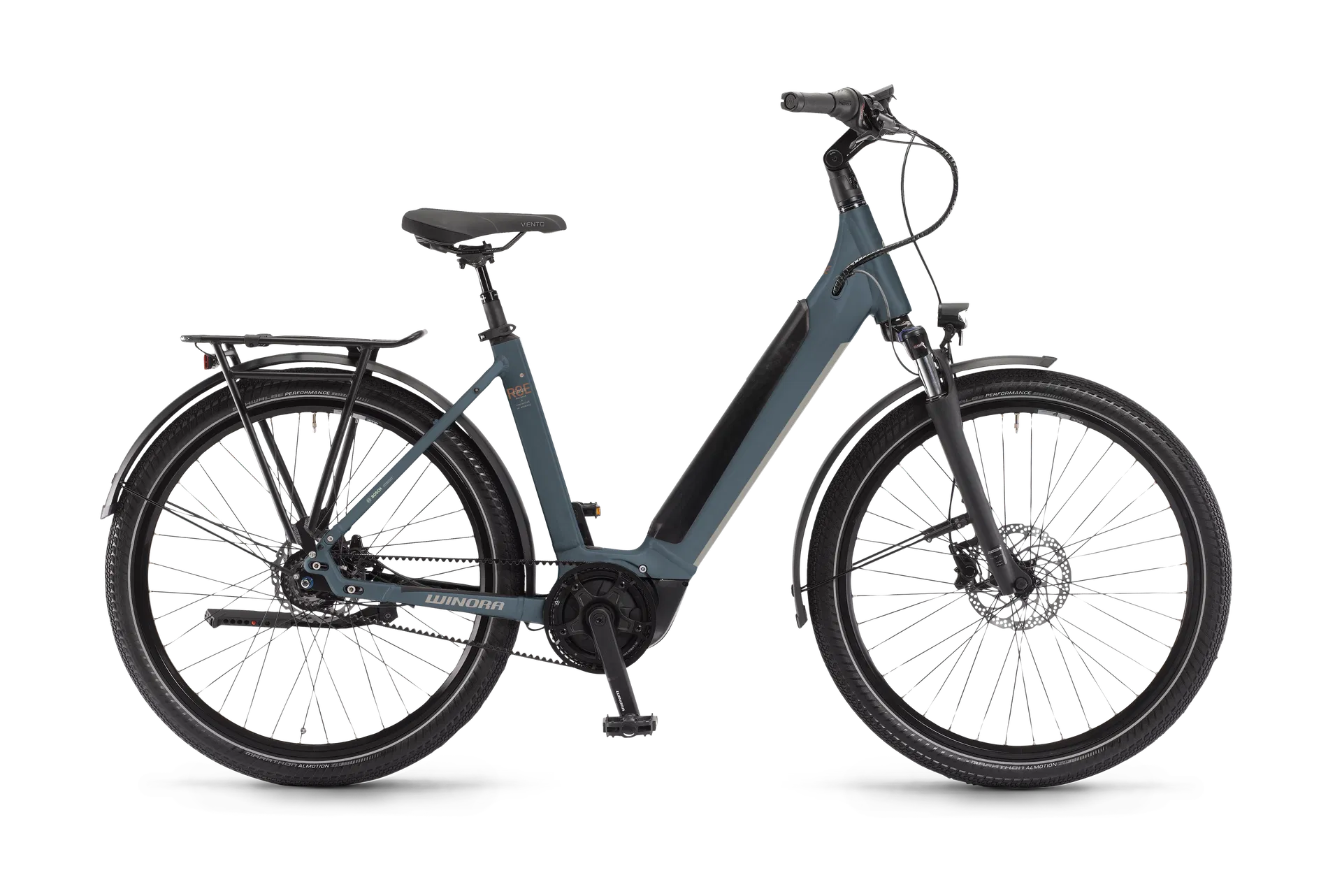 Winora Sinus R8E Low Greyblue matt 2025