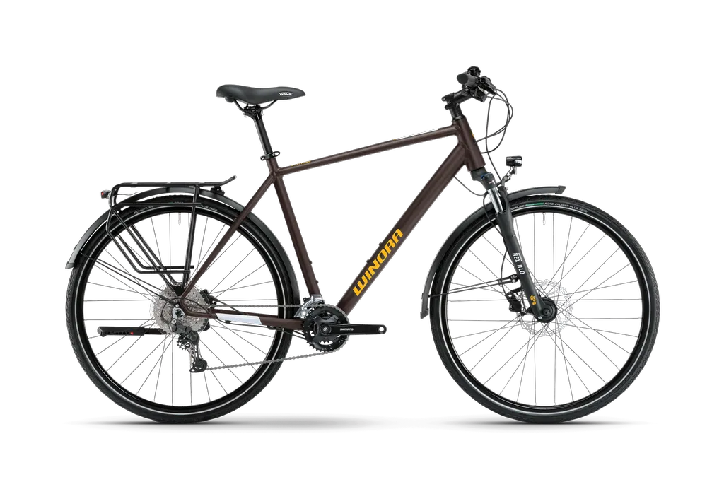 WINORA MY24 DOMINGO X20 GENT dark chocolate matt 28Zoll 90 WDGR1