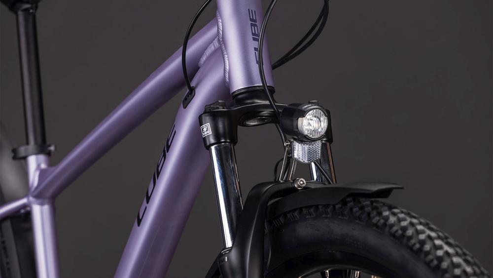 Cube Aim ONE FE lightpurple n chrome Front