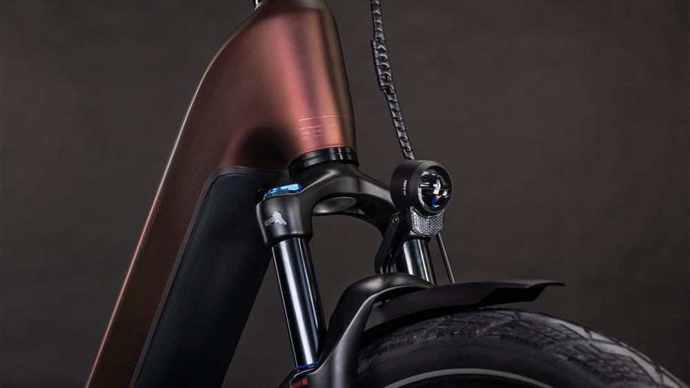 Cube Kathmandu Hybrid Pro 800 sunglow´n´chrome Front