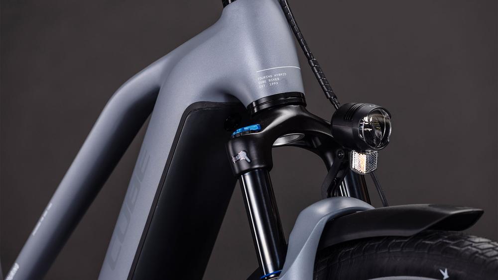 Cube Touring Hybrid Pro 800 Trapeze pearlgrey´n´grey Front