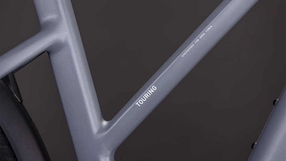 Cube Touring Hybrid Pro 800 Trapeze pearlgrey´n´grey Rahmen