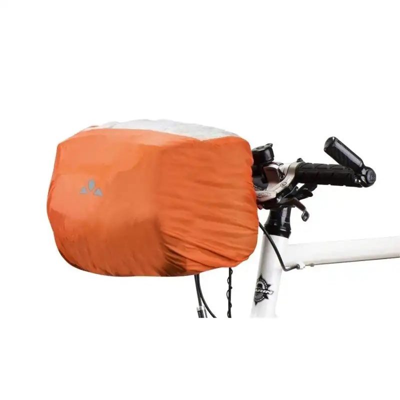 Raincover for handle bar bag, orange
