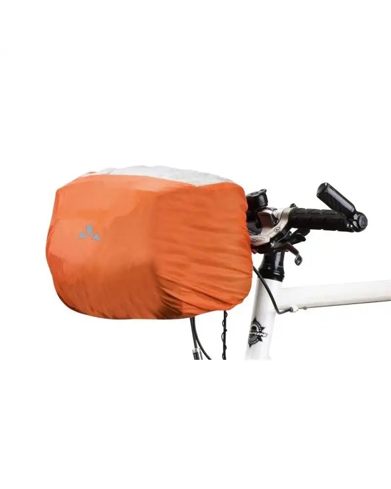 Raincover for handle bar bag, orange