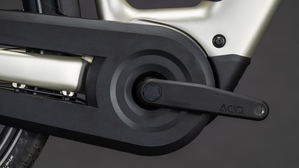 Cube Supreme RT Hybrid Comfort EXC 600 champagne´n´grey Kurbel