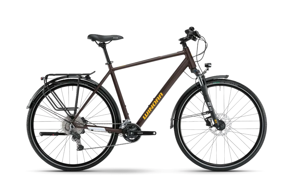 WINORA MY24 DOMINGO X20 GENT dark chocolate matt 28Zoll 90 WDGR1