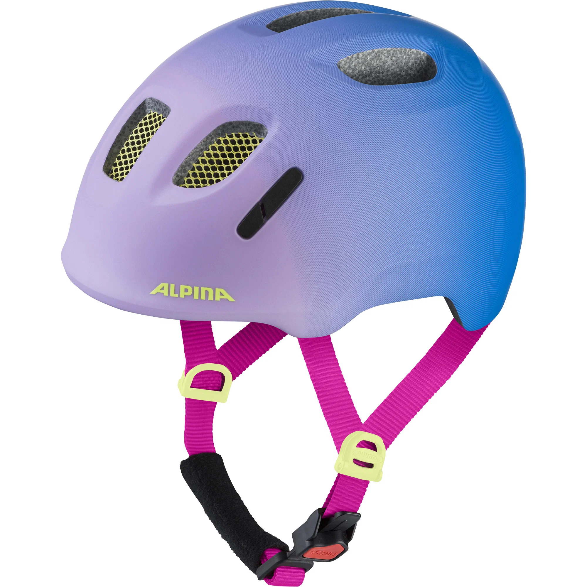 alpina ximo 2 le bike helm kinder fading purple matt a 34141053802