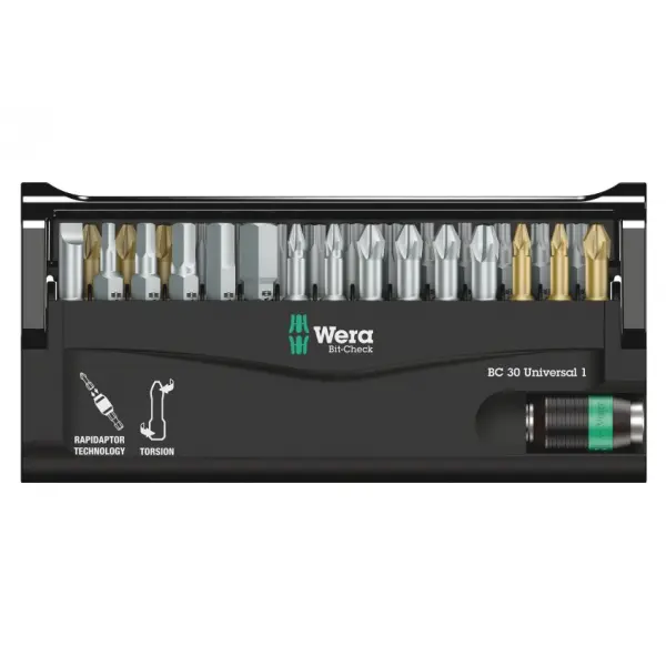 1785aaf10f84 Wera Ohretui Bit Check 30 Universal 1