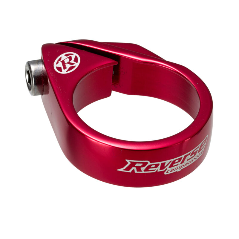 271befb255b6 Reverse Bolt Clamp Sattelklemme 34.9mm rot