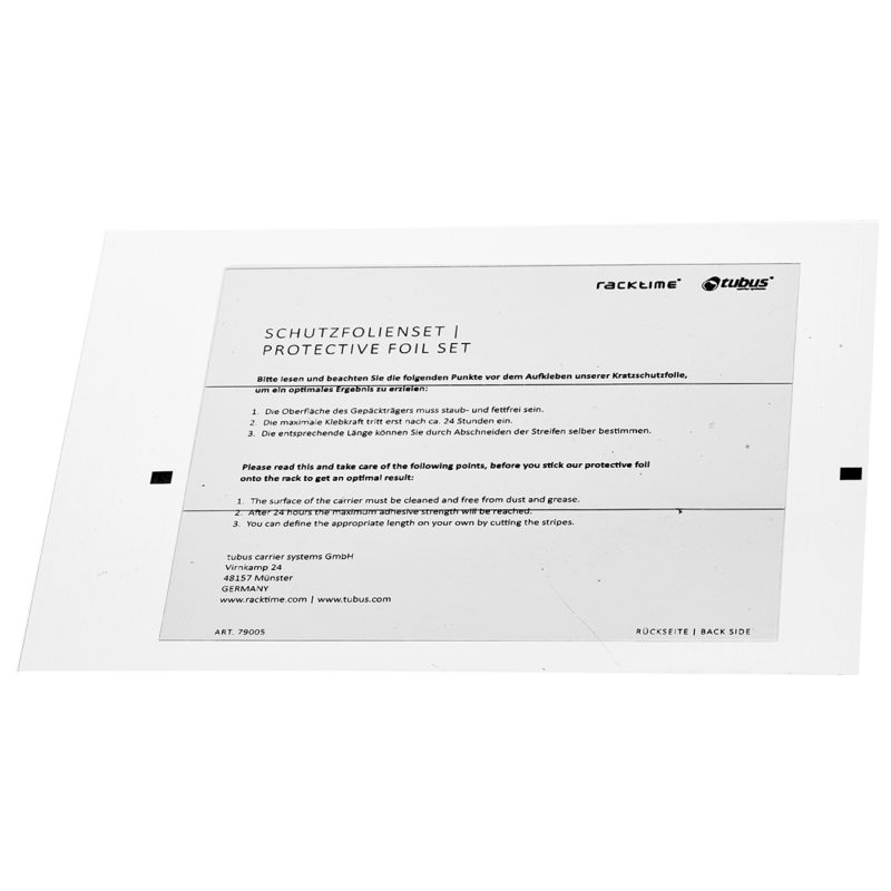 2b5195b06b19 Tubus PU Lackschutzfolie Set